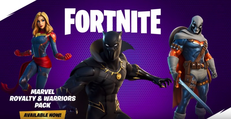 Black Panther and Captain Marvel join Fortnite

