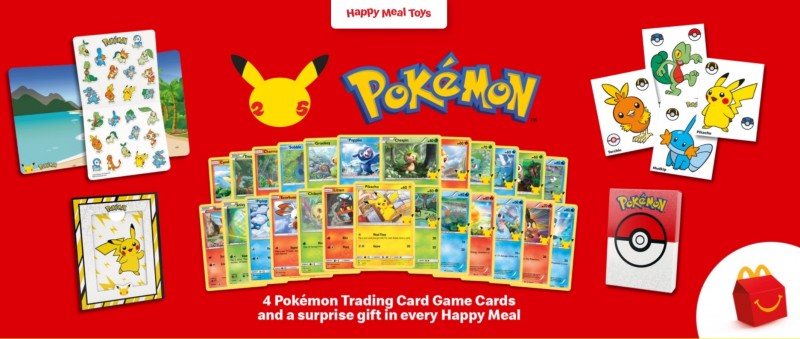 McDonald's Happy Pokémon Meal Cards Sell Thanks to Adult Fans and Scalpers

