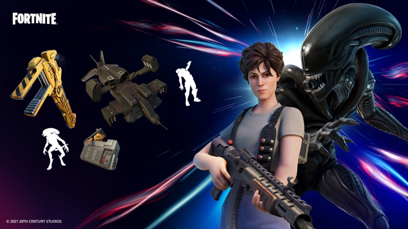 Ripley and Xenomorph from aliens join Fortnite

