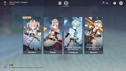 Genshin Impact: Barbara Hangout Guide

