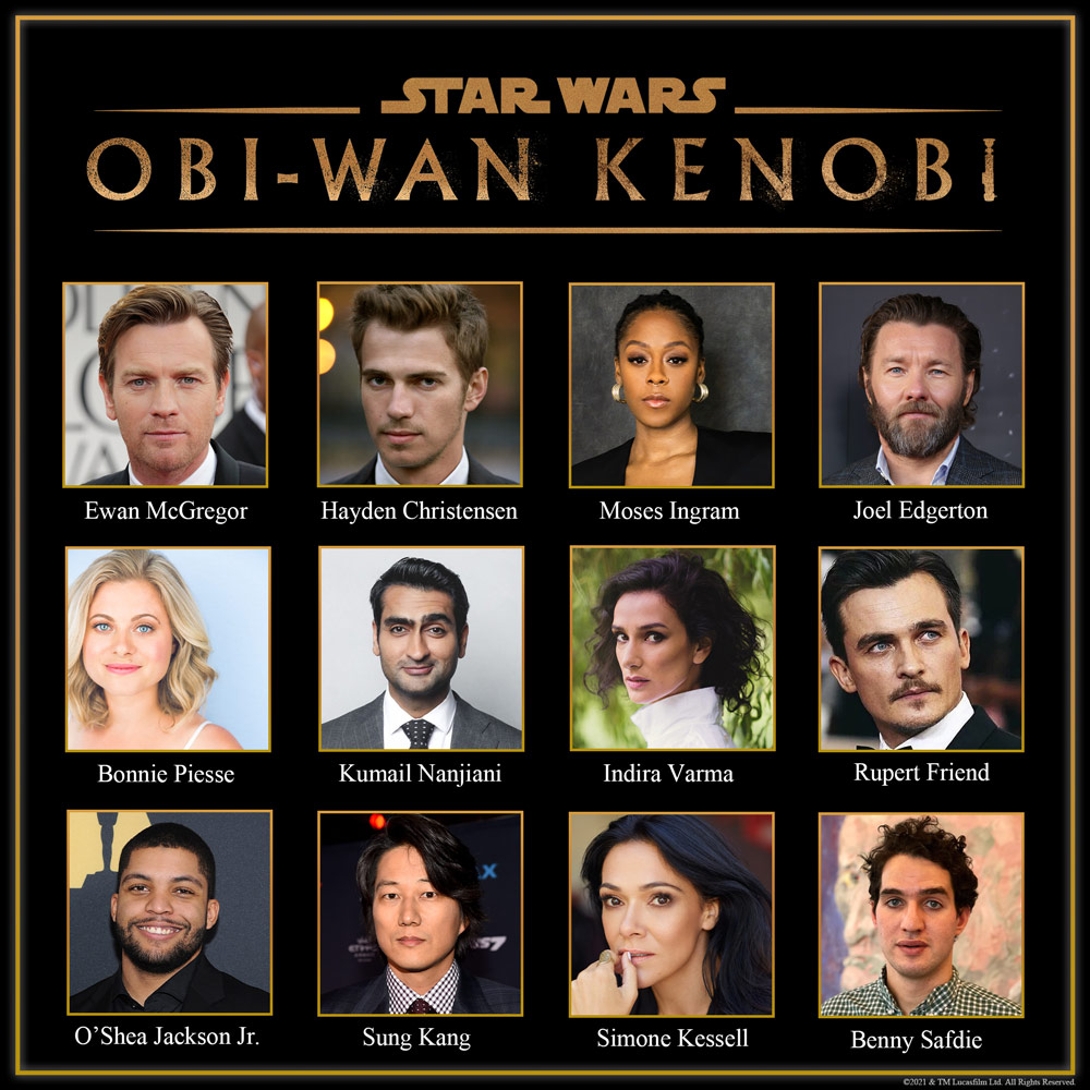 The cast of Obi-Wan Kenobi (Source: StarWars.com).