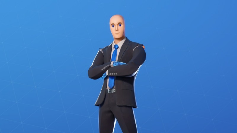 From today you can play the role of the Stonks guy in Fortnite

